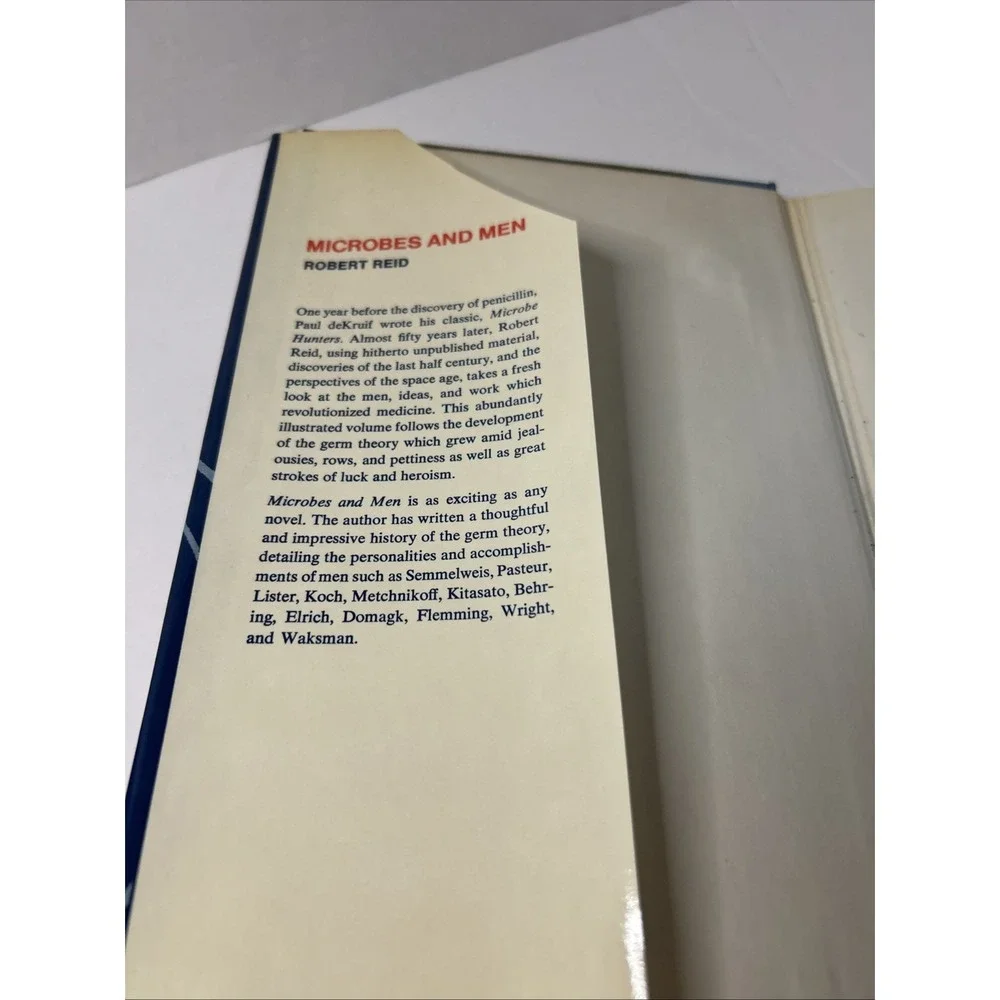 MICROBES AND MEN By Robert William Reid - Hardcover